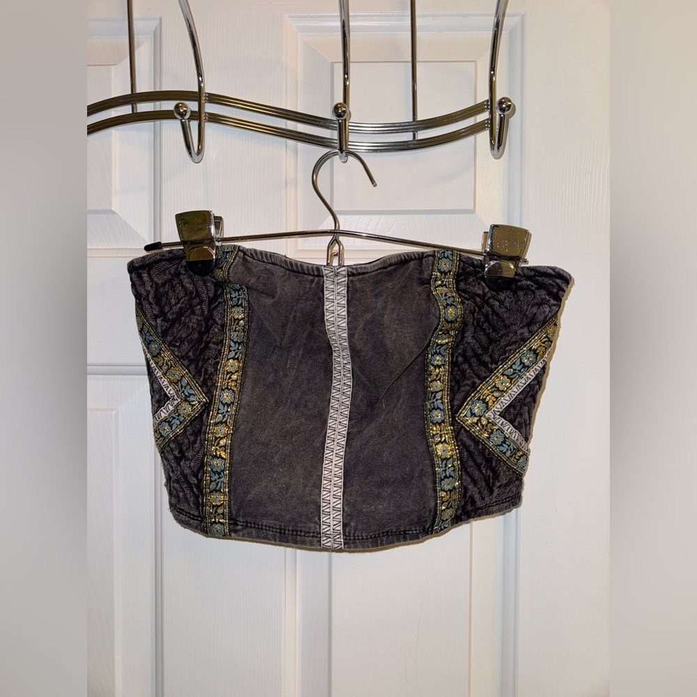 Ecote Strapless Crop Top from Urban Outfitters